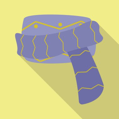 Eşarp ve şal simge vektör Illustration. Eşarp ve aksesuar hisse senedi vektör çizim.