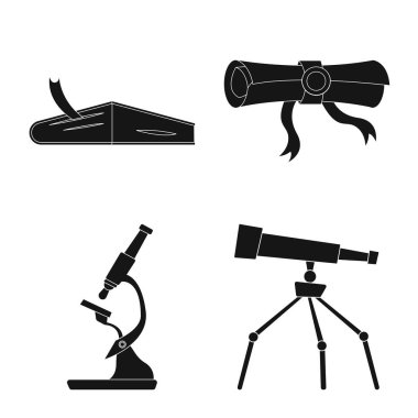 Eğitim ve öğrenme simge vektör Illustration. Eğitim ve okul hisse senedi vektör çizim.