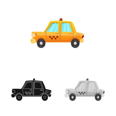 Havaalanı ve uçak işareti vektör tasarımı. Web için Havaalanı ve uçak hisse senedi simgesi kümesi.