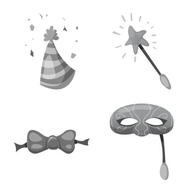 Parti ve Doğum günü sembolü yalıtılmış nesne. Hisse senedi için kutlama ve parti vektör simge topluluğu.