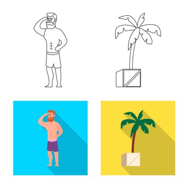 Yalıtılmış nesne havuzu ve logo yüzme. Web için havuz ve etkinlik hisse senedi simgesi kümesi.