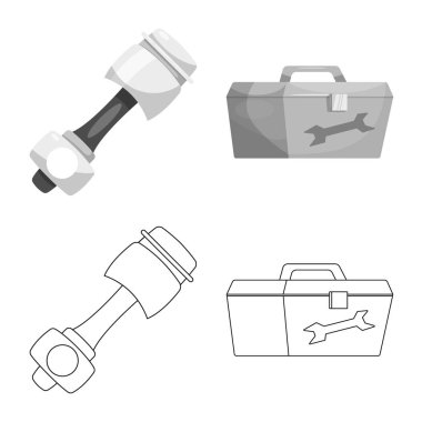 Araba ve ralli logosu yalıtılmış nesne. Araba ve yarış hisse senedi simgesi için web topluluğu.