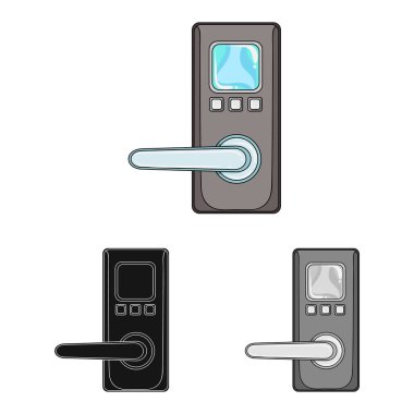 Cctv ve kamera logo vektör tasarımı. Web için cctv ve sistem hisse senedi simgesi kümesi.