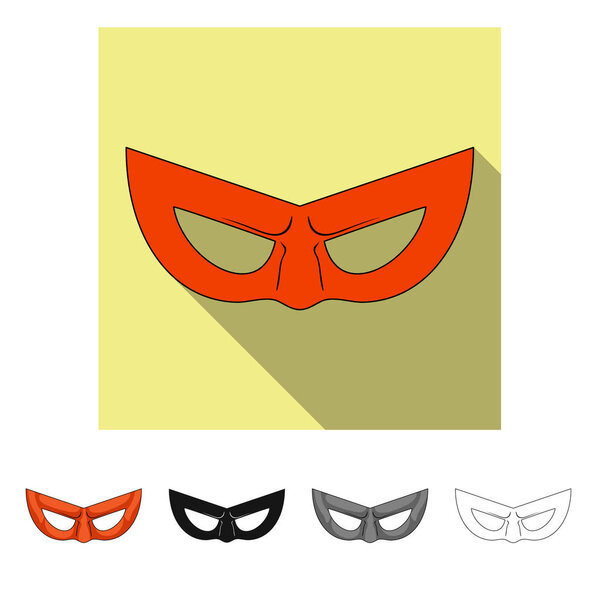 Векторный дизайн символа героя и маски. Набор векторных значков героя и супергероя для инвентаря
.