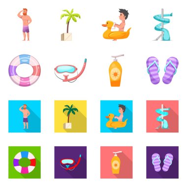 Yalıtılmış nesne havuzu ve yüzme simgesi. Havuzu ve etkinlik hisse senedi simgesi için web topluluğu.