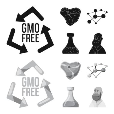 Vektör çizim ve sembolü. Ve hisse senedi için vektör simge kümesi.