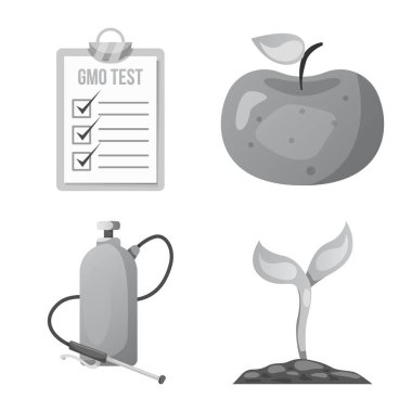 Vektör tasarımı ve sembolü. Toplama ve web için hisse senedi simgesi.