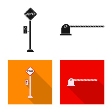 Tren ve istasyon logo vektör Illustration. Tren ve bilet hisse senedi vektör çizim topluluğu.