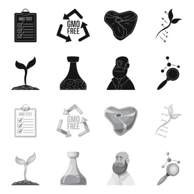 Vektör tasarımı ve işareti. Ve hisse senedi için vektör simge kümesi.