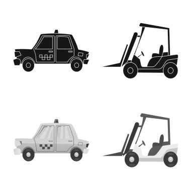 Havaalanı ve uçak işareti vektör Illustration. Havaalanı ve uçak hisse senedi simgesi için web topluluğu.