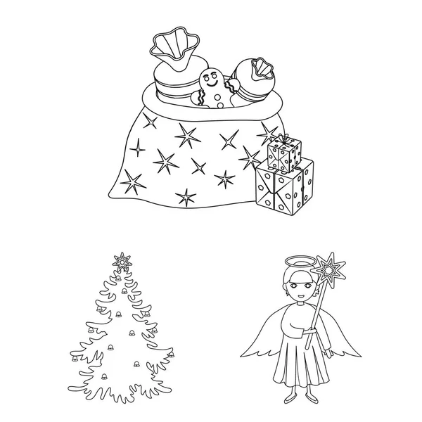 Christmas Material Line Drawing Illustration Stock Vector (Royalty Free)  1760512412