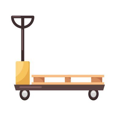 Eşya ve kargo simge vektör tasarımı. Ürünler ve ambar hisse senedi simgesi için web topluluğu.