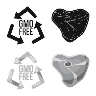 Vektör tasarımı ve kutsal kişilerin resmi. Ve hisse senedi için vektör simge kümesi.