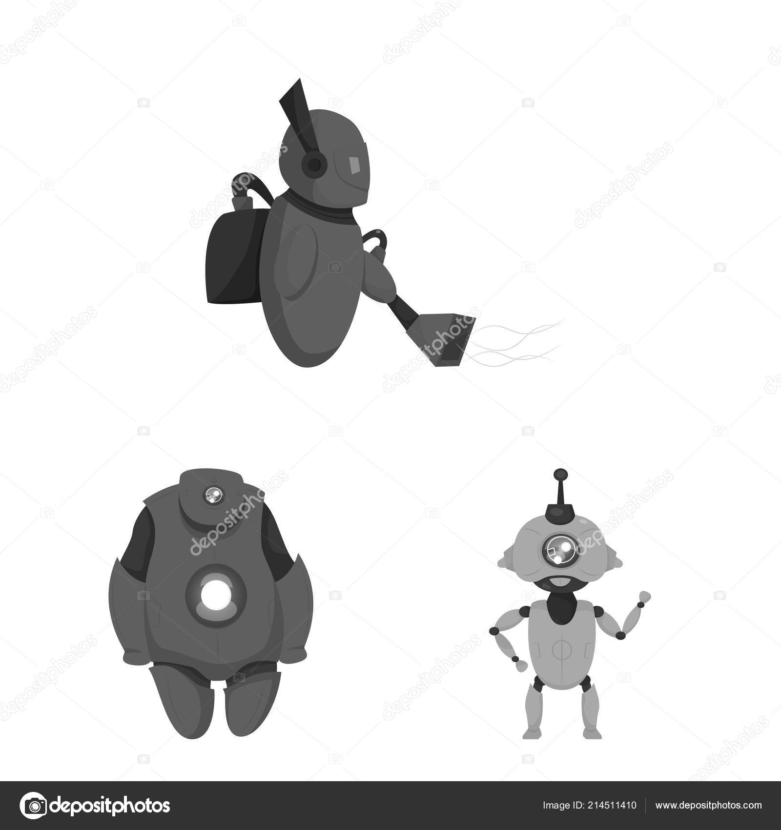 Ilustração Do Vetor, De, Robô, E, Fábrica, Ícone., Jogo, De, Robô, E,  Espaço Banco De Ilustração Vetorial. Royalty Free SVG, Cliparts, Vetores, e  Ilustrações Stock. Image 109541433