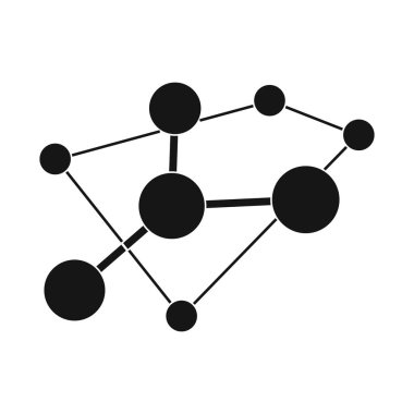 Yalıtılmış nesne ve logosu. Topluluğu ve hisse senedi için vektör simgesi.