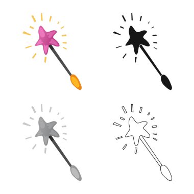 Parti ve Doğum günü simge vektör Illustration. Web için kutlama ve parti hisse senedi simgesi kümesi.