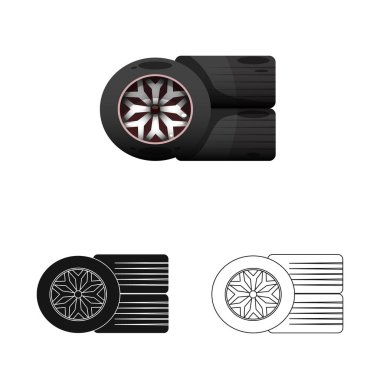 Araba ve ralli simge vektör tasarımı. Araba ve yarış hisse senedi simgesi için web topluluğu.