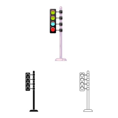 Araba ve ralli sembolü yalıtılmış nesne. Araba ve yarış hisse senedi vektör çizim topluluğu.