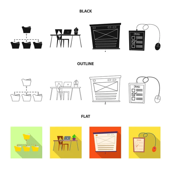 Conception vectorielle du symbole d'éducation et d'apprentissage. Ensemble d'illustration vectorielle de l'éducation et du stock scolaire . — Image vectorielle