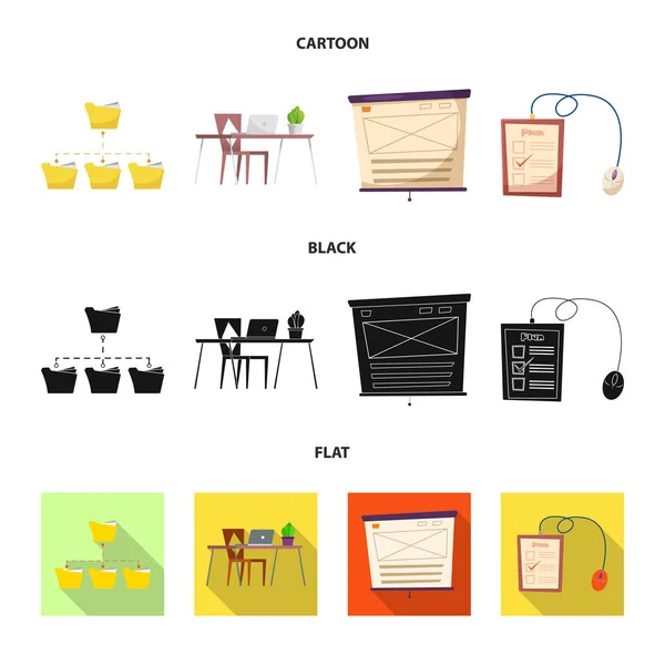 Illustration vectorielle du signe d'éducation et d'apprentissage. Collection d'icône vectorielle de l'éducation et de l'école pour le stock . — Image vectorielle