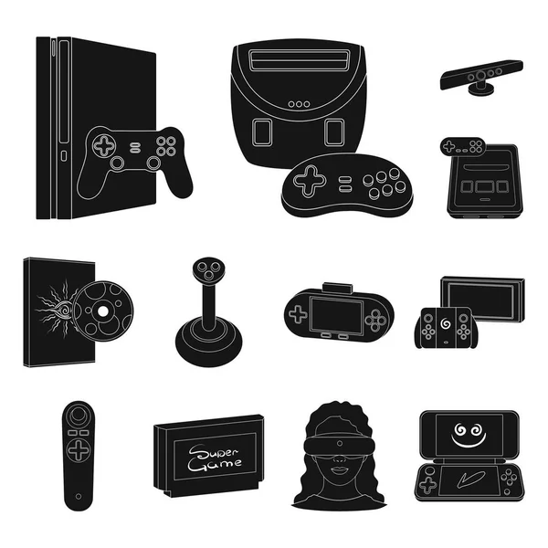 Kawaii gamer set videoconsole gaming pc ilustração de controlador de jogo  de computador