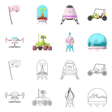 Mars ve uzay sembolü yalıtılmış nesne. Mars ve gezegen hisse senedi simgesi için web topluluğu.