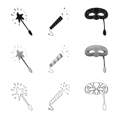 Parti ve Doğum günü sembolü yalıtılmış nesne. Hisse senedi için kutlama ve parti vektör simge topluluğu.