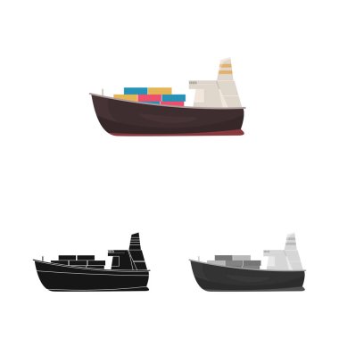 Yalıtılmış nesne mal ve kargo işareti. Ürünler ve ambar hisse senedi simgesi için web topluluğu.