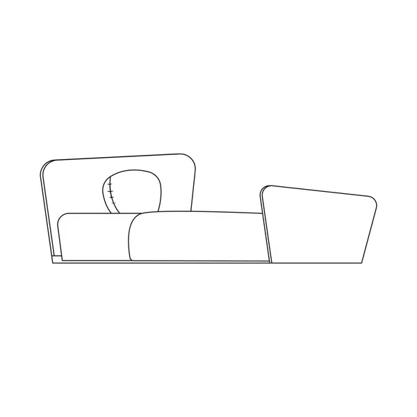 Conception vectorielle de meubles et icône de l'appartement. Collection de meubles et icône vectorielle maison pour stock . — Image vectorielle