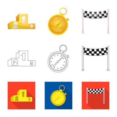 Araba ve ralli logo vektör tasarımı. Araba ve yarış hisse senedi simgesi için web topluluğu.