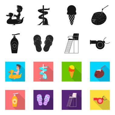 Yalıtılmış nesne havuzu ve yüzme simgesi. Havuzu ve etkinlik hisse senedi simgesi için web topluluğu.