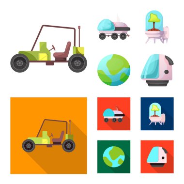 Mars ve uzay logo yalıtılmış nesne. Mars ve gezegen hisse senedi simgesi için web topluluğu.