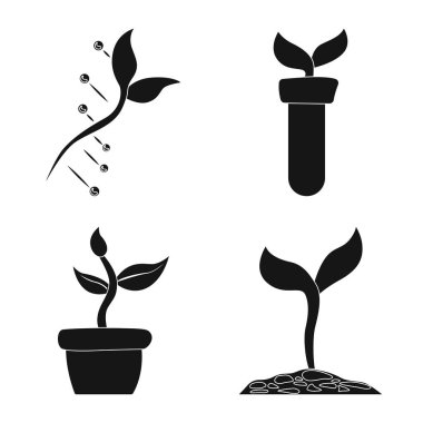 Yalıtılmış nesne ve kutsal kişilerin resmi. Dizi ve hisse senedi vektör çizim.