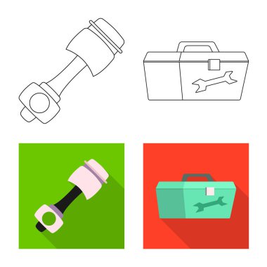 Araba ve ralli logo vektör Illustration. Araba ve yarış hisse senedi vektör çizim topluluğu.