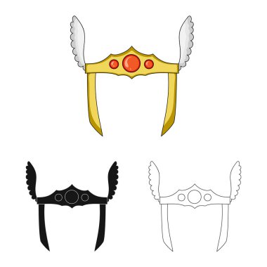 Bir kahraman ve maske işaret tasarım vektör. Web için kahraman ve süper kahraman hisse senedi simgesi kümesi.