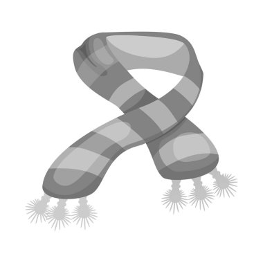 Eşarp ve şal logo vektör tasarımı. Eşarp ve aksesuar hisse senedi vektör çizim koleksiyonu.