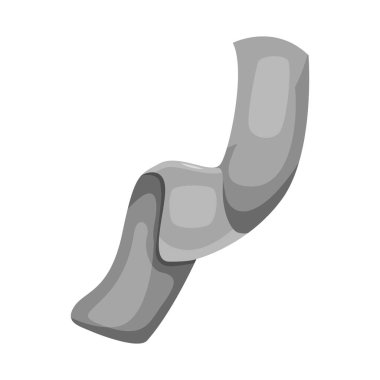 Bir eşarp ve şal işaret illüstrasyon vektör. Eşarp ve aksesuar hisse senedi vektör çizim koleksiyonu.