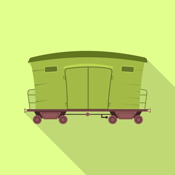 Vector ontwerp van trein en station teken. Collectie van trein en ticket stock vectorillustratie. — Stockvector