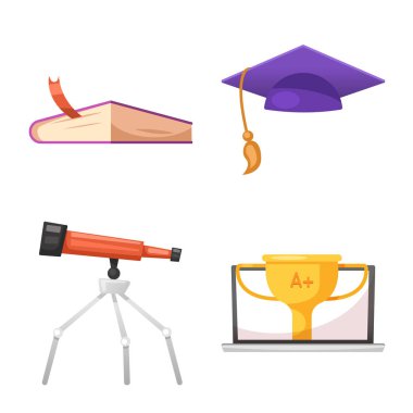 Eğitim ve işaret öğrenme yalıtılmış nesne. Eğitim ve okul hisse senedi simgesi için web topluluğu.