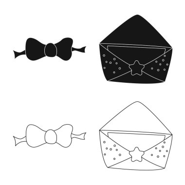 Parti ve Doğum günü simge vektör tasarımı. Parti ve kutlama hisse senedi vektör çizim topluluğu.