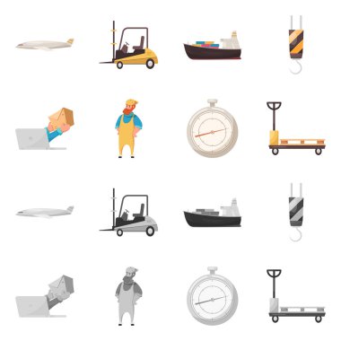 Yalıtılmış nesne mal ve kargo simgesi. Ürünler ve ambar hisse senedi simgesi için web topluluğu.