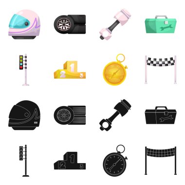 Araba ve ralli simge vektör tasarımı. Araba ve yarış hisse senedi simgesi için web topluluğu.