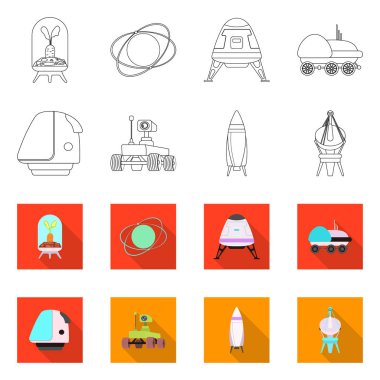 Mars ve yer işareti yalıtılmış nesne. Mars ve gezegen hisse senedi simgesi web için set.