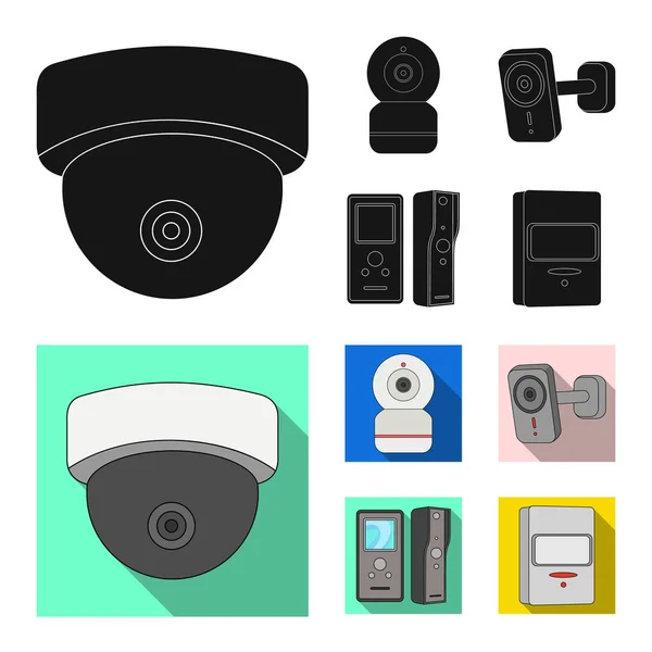 Ilustrație Vectorială Cctv Pictograma Camerei Colecție Cctv Sistem Simbol Stoc — Vector de stoc