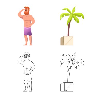 Havuzu ve yüzme işareti tasarımı vektör. Havuzu ve etkinlik hisse senedi vektör çizim topluluğu.