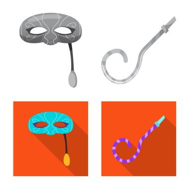 Parti ve Doğum işareti vektör tasarımı. Hisse senedi için kutlama ve parti vektör simge kümesi.