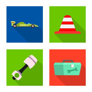 Araba ve ralli simge vektör tasarımı. Araba ve yarış hisse senedi simgesi için web topluluğu.