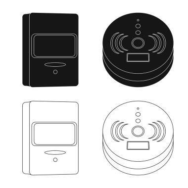 Cctv kamera simgesi vektör Illustration. Cctv ve sistem stok vektör çizim topluluğu.