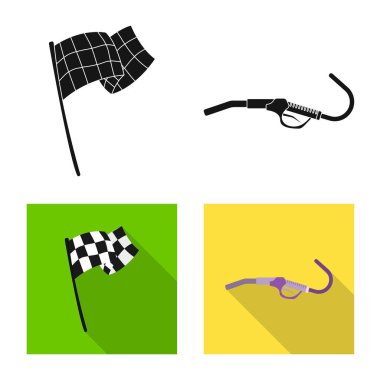 Araba ve ralli simgesi yalıtılmış nesne. Araba ve yarış hisse senedi simgesi için web topluluğu.