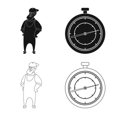 Eşya ve kargo simge vektör tasarımı. Ürünler ve web için ambar hisse senedi simgesi.